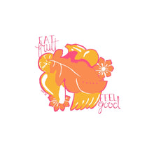 Eat Fruit cropped tee