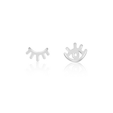Eco-Silver 'Wink' Stud Earrings