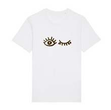 White Wink Tee