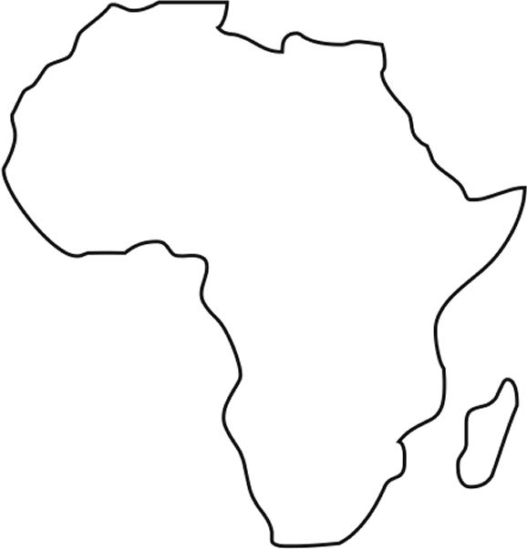 Map of Africa showing location of Origin Africa projects